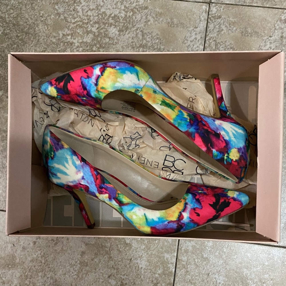 BCBG Multicolored Pumps